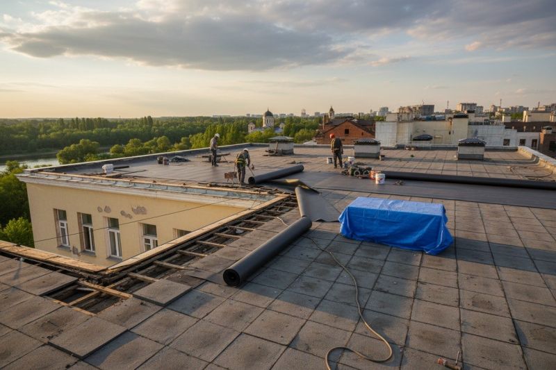 Professional Flat Roof Replacement In Oswego