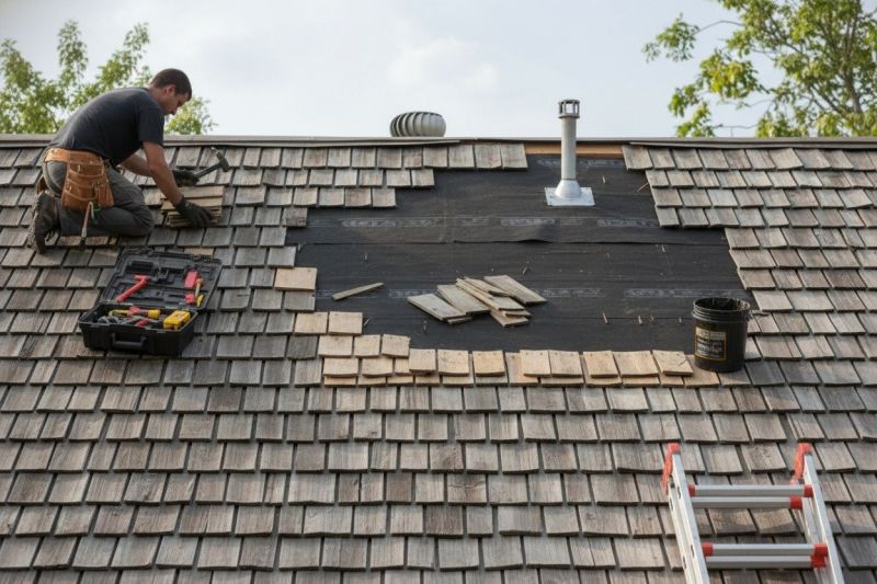 Common Wood Shake Roof Repairs