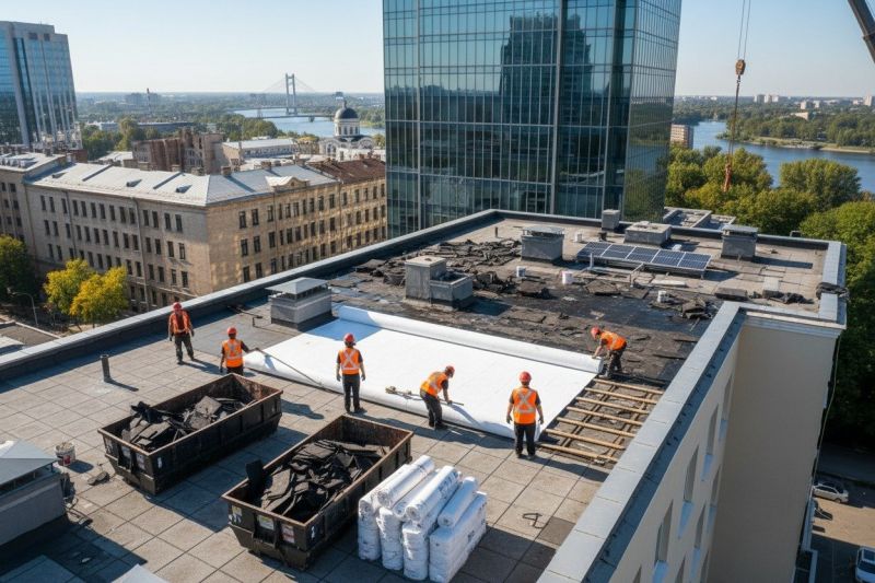Flat Roof Replacement Options