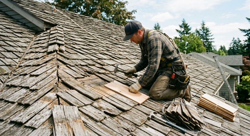 Wood Shake Roof Replacement